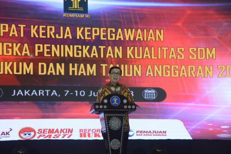 Ini Cara Kemenkumham Bangun Mind Set SDM Sebagai Pelayan Masyarakat