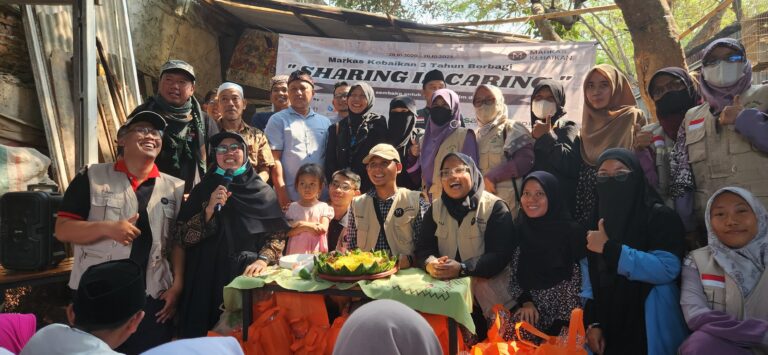 Syukuran Ke-3 Markas Kebaikan Berbagi Bersama Dhuafa, Lansia, Yatim Hingga Palestina