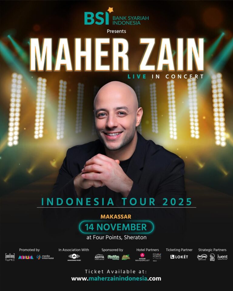 Maher Zain Kembali ke Indonesia, Siap Gelar Konser di Tiga Kota Besar bertajuk BSI Maher Zain Live in Concert: Indonesia Tour 2025